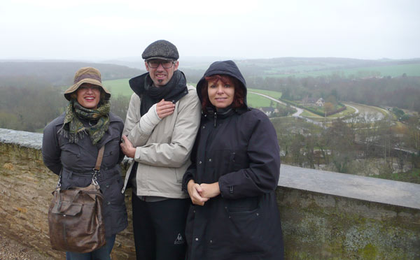 Liesbeth, Petra en Rob in Mailly-le-Chateau