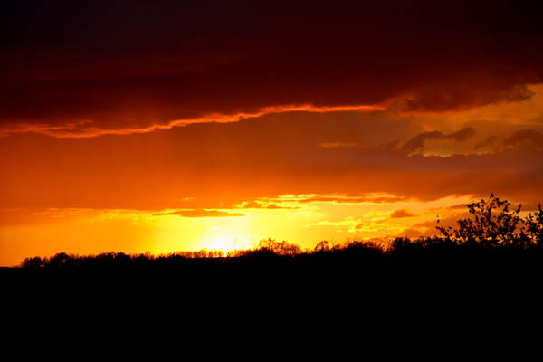 zonsondergang